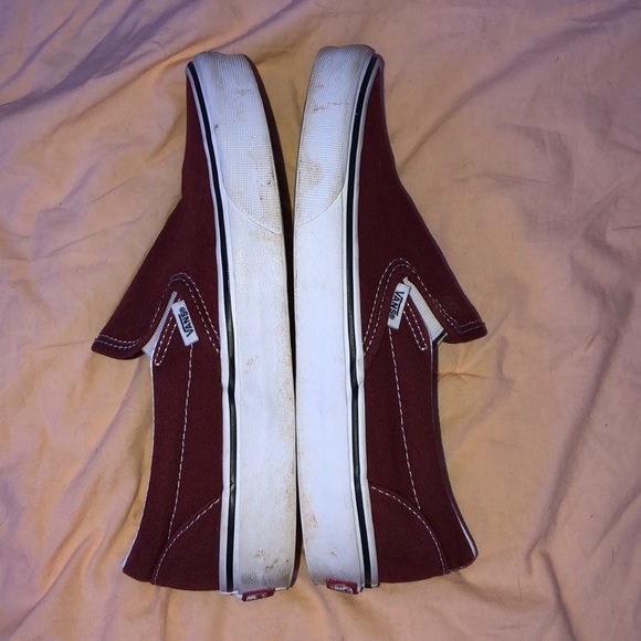 Burgundy/red women’s vans - Picture 3 of 5